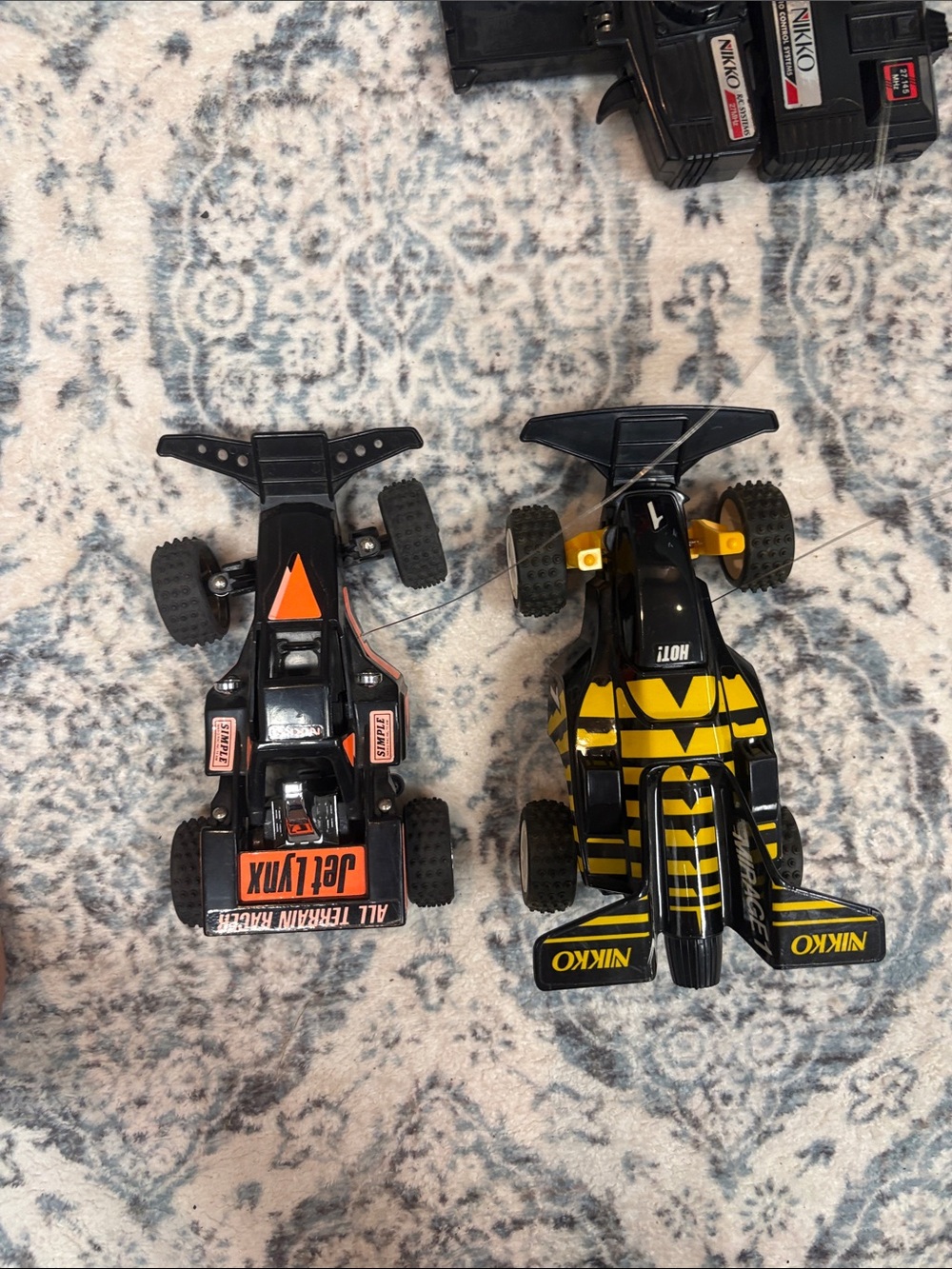Black & Yellow Remote Control Race Car Toy - Twin Pack
